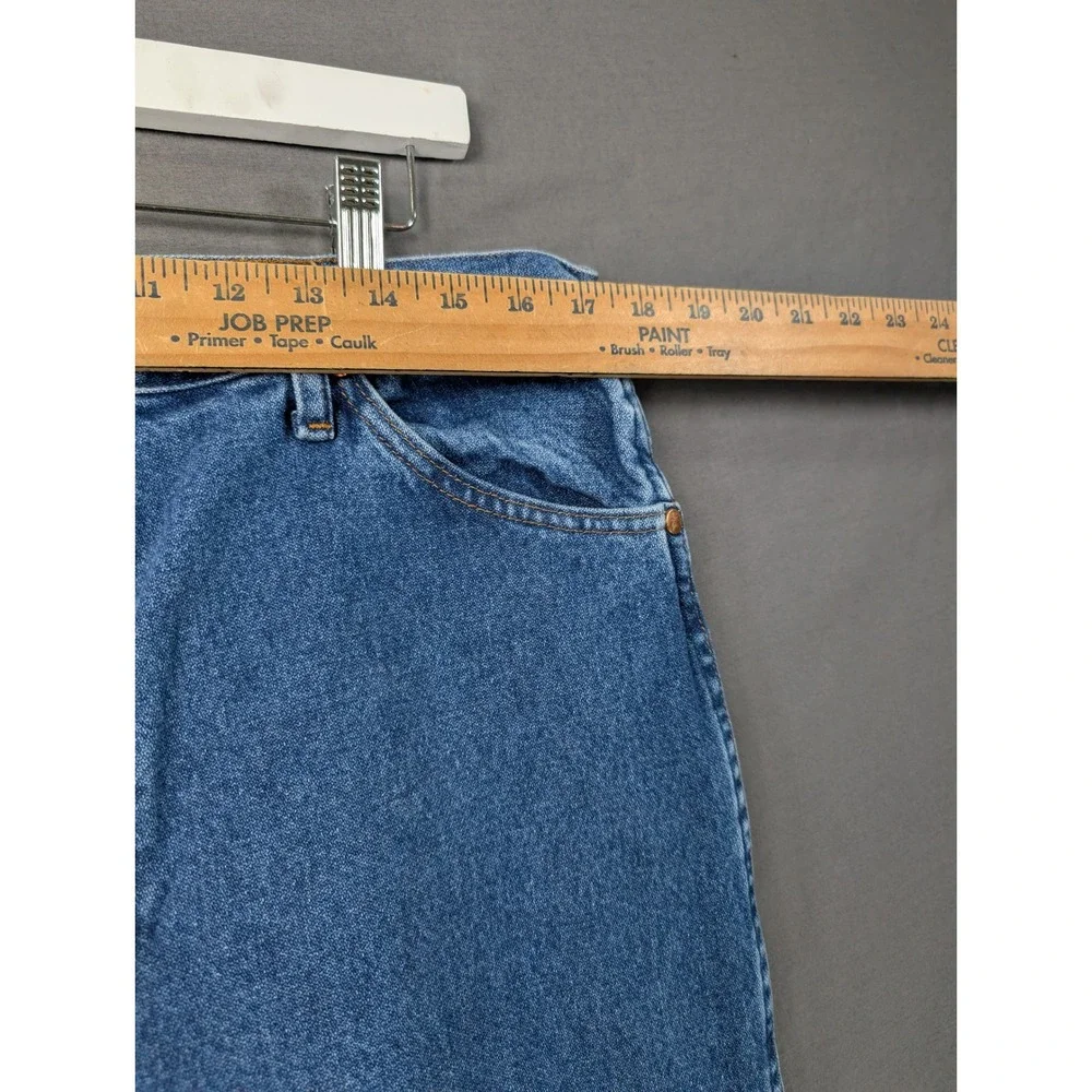 Wrangler Mens Regular Fit Straight Leg Jeans Blue Denim Size 36x36